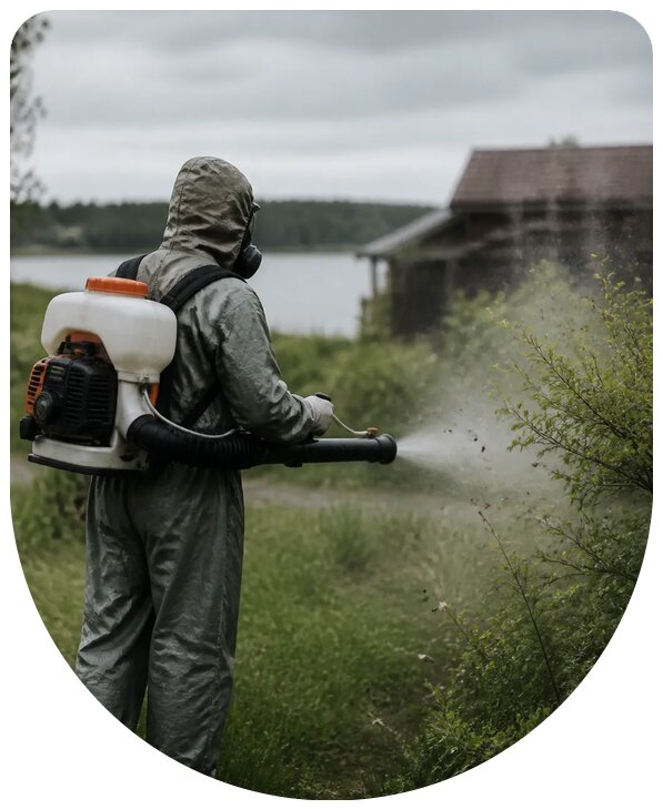 Уничтожение гнуса с гарантией результата на объектах в Кольчугине